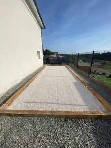 Photo de galerie - Créations d’un terrain de pétanques 