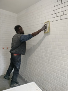 Photo de galerie - Pose de faïence 