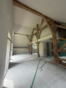 Photo de galerie - Pose de placo avec isolation 