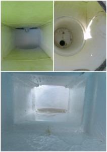 Photo de galerie - Réparation (chemisage) d'un skimmer.