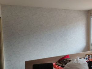 Photo de galerie - Pose de papier peint 
