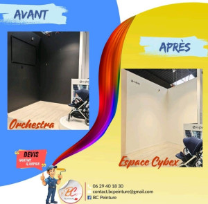 Photo de galerie - Gros rafraichissement pour donner un coup d'éclat et mettre en valeur tous les produits de leur partenaire Cybex !
C'est plus jolie, ce coin éclairé grâce à la peinture, couleur blanc crème ? -> Changement décor !