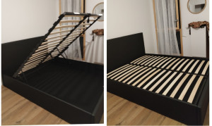 Photo de galerie - Travail soigne, montage d'un lit resultat impecable