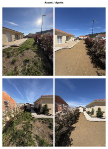 Photo de galerie - Préparation de terrain au motoculteur pour engazonnement 