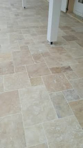 Photo de galerie - Carrelage sur terrasse pose en opus