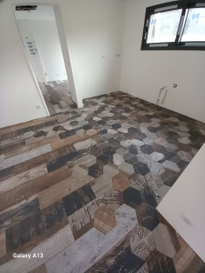 Photo de galerie - Carrelage avec raccord octogone 