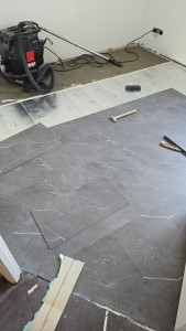 Photo de galerie - Pose de parquet - Revêtement de sol