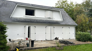 Photo de galerie - Réalisation d'un ravalement d'une façade complet par nos soins 