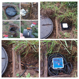 Photo de galerie - Recherche de panne pompe de relevage 
isolation du branchement en direct