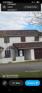 Photo de galerie - Netoiyage toiture avec hidrofuge colore
