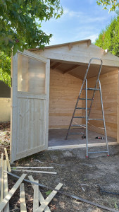 Photo de galerie - Montage abri jardin