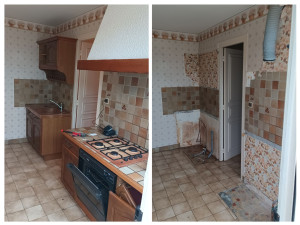 Photo de galerie - Démontage de la vieille cuisine et évacuation 