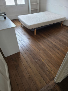Photo de galerie - Mise en cire parquet (fini)