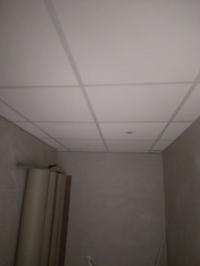 Photo de galerie - Realisation plafond deco dalles 600×600 