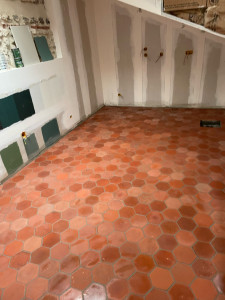 Photo de galerie - Pose de tomette 