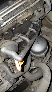 Photo de galerie - Remplacement de la rampe de bougie de prechauffage sur vw bora.