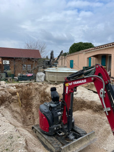Photo de galerie - Dépose / repose piscine 