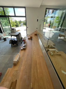Photo de galerie - Pose de parquet - Revêtement de sol