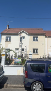 Photo de galerie - Première couche façade avant(ravalement)