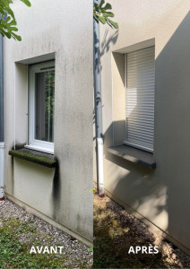 Photo de galerie - Nettoyage façade 