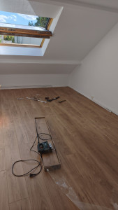 Photo de galerie - Pose de parquet