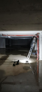 Photo de galerie - Remplacement réseaux fonte pluviales .