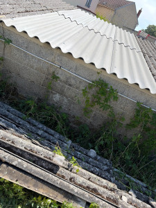 Photo de galerie - Remplacement de nouvelles  plaque fibre ciment