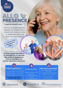 Photo de galerie - Aide a domicile & appel de convivialité pour lutter contre la solitude & l'isolement 