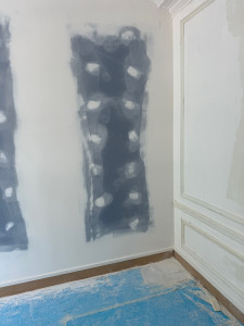 Photo de galerie - Je fais travail peinture en bâtiment et peinture ravalement enduit peinture pose papier peint et tout Travail propre