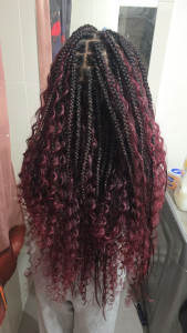 Photo de galerie - Boho braids with curly