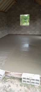 Photo réalisation - Maçonnerie - Frederic F. - Château-Renard : Dalle de beton dans garage