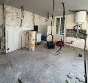 Photo de galerie - Demolition pose isolation + placo