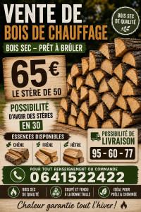 Photo de galerie - Vente de bois de chauffage ? 