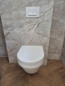 Photo de galerie - Wc suspendu  création 
