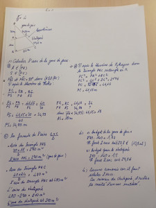 Photo de galerie - Cours de maths
