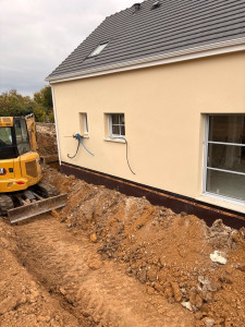 Photo de galerie - étanchéité de vide sanitaire avec drainage périphérique 