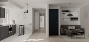 Photo de galerie - Rénovation d’un appartement pour mise en location de courte durée type airbnb. 