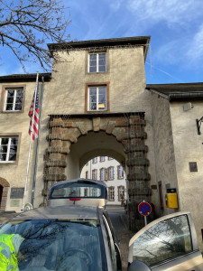 Photo de galerie - Installations décorations de Noël au château de wiltz 