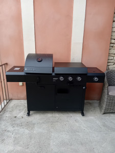 Photo de galerie - BRASERO - Barbecue Bi-Energy Gun Metal XL -

