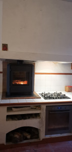 Photo de galerie - Pose de poêle à bois