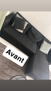 Photo de galerie - Nettoyage Canapé (Avant)