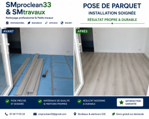Photo de galerie - Pose de parquet - Revêtement de sol