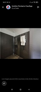 Photo de galerie - Rénovation complète douche avec pose faïence 