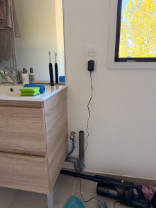 Photo de galerie - Pose et raccordement d’une alimentation et évacuation pour lave linge. 