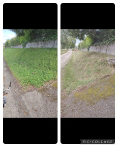 Photo de galerie - Débroussaillage d'un talus 