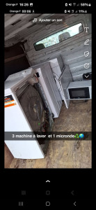 Photo de galerie - Bonjour je débarrasse tous feraille  
machine à laver 
batrie  voiture cuivre câble électrique  micro-ondes  bouteille  de gaz .....