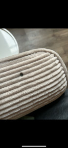 Photo de galerie - Réparation trou de cigarette