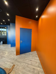 Photo de galerie - Peinture mur restaurant 