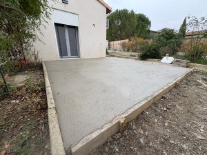 Photo de galerie - Dalle terrasse 16m2
