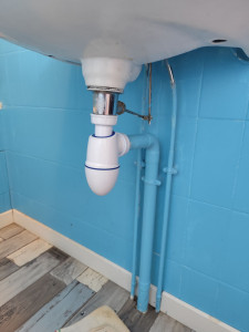 Photo de galerie - Changement d'un siphon de lavabo 